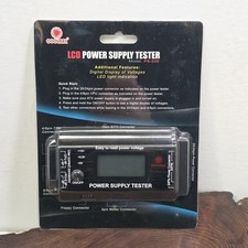 Coolmax PS-228 LCD ATX Power Supply Tester 20/24 Pin SATA PCIe Molex