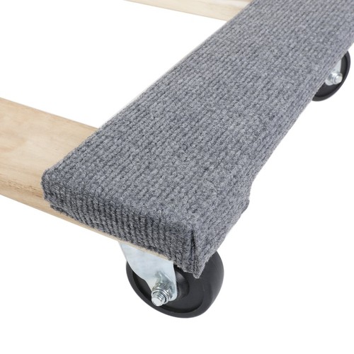 Heavy Duty 660 lb Wooden Dolly Moving Cart W/ Swivel Casters Portable Storage US - Afbeelding 5 van 30