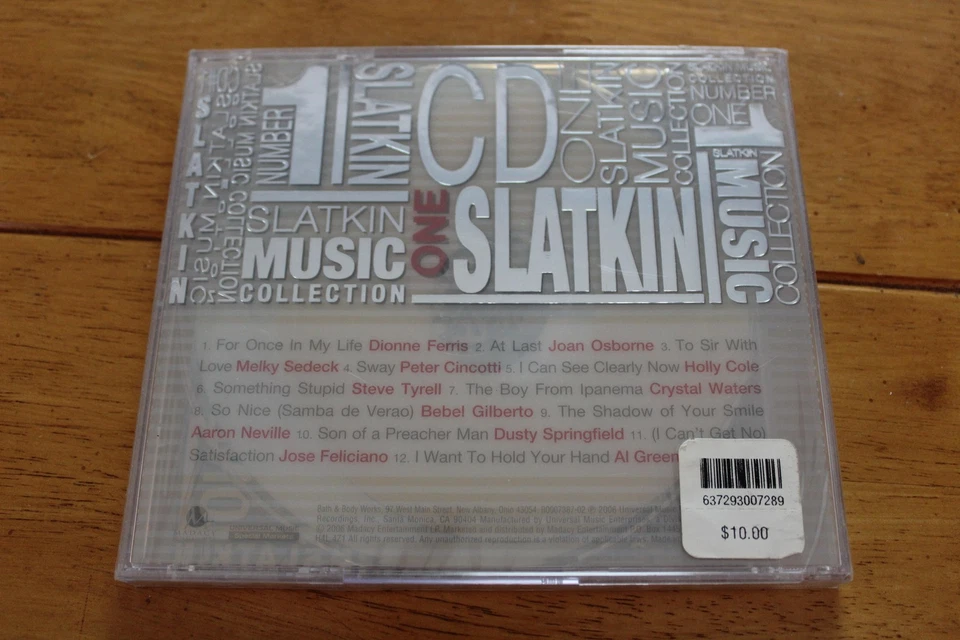 Slatkin Music Collection CD Number One Various Artists Pop Jazz Soul Compilation Foto 2 de 2