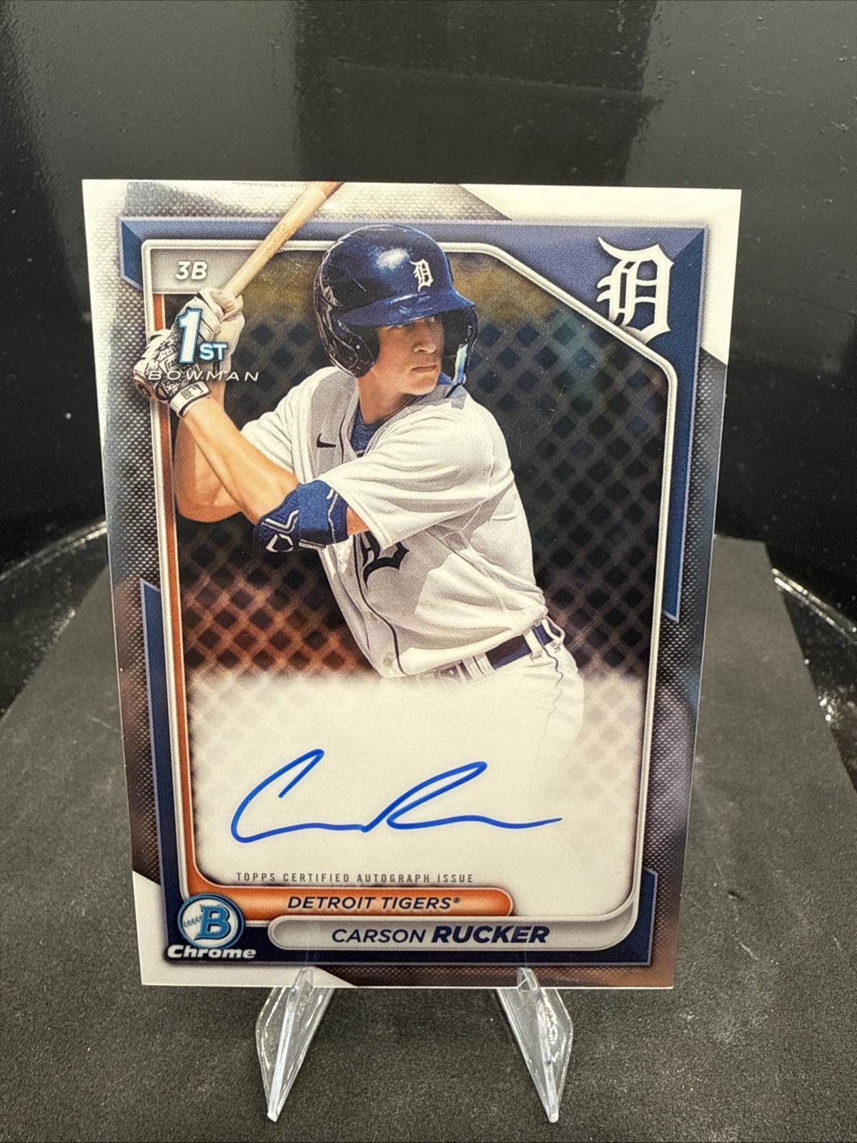2024 Bowman - Chrome Prospect Autographs Carson Rucker #CPA-CR (AU, RC)