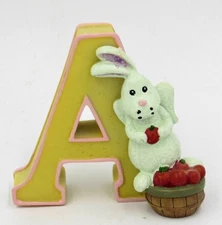 CHILD TO CHERISH Animal Alphabet Letter Baby Initial, Nursery Decor