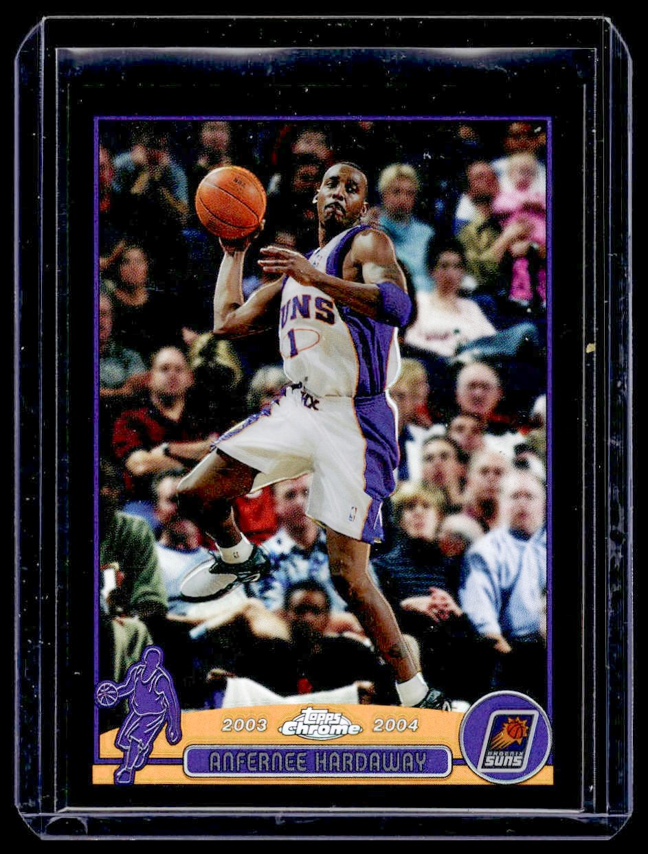 2003-04 Topps Chrome Anfernee Hardaway Refractors Black 22 Phoenix Suns #/500