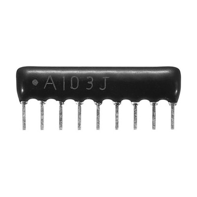 20er Pack 10K Ohm Widerstandsnetzwerk für Array, 1/8W 9P 2.54mm 5% Toleranz