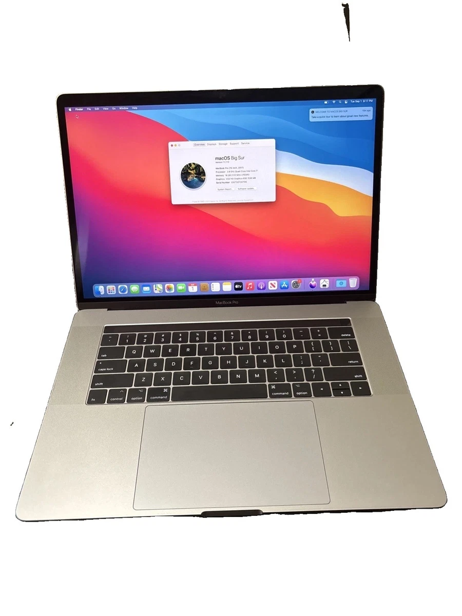 Apple MacBook Pro Intel Core i7 7th Gen. 256GB Laptops | eBay