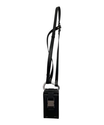 HELIOT EMIL Leather Carabiner Phone Sling black | eBay