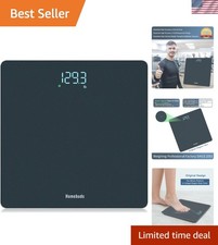 High Precision 0.1lb Bathroom Scale with Clear LED Display, 400lb Capacity