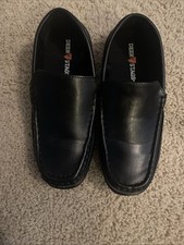 Deer Stags Boy's Booster Driving Moc Slip-On Loafer Flats Dress Shoes