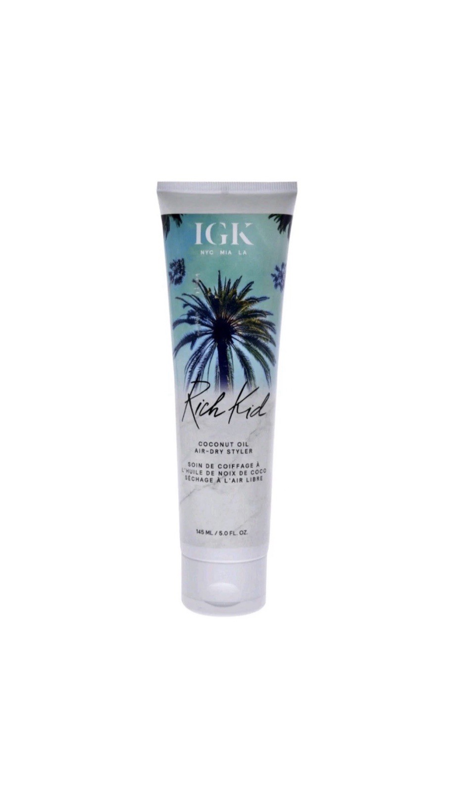 Rich Kid Coconut Oil Air Dry Styler by IGK for Unisex - 5 oz Oil