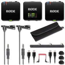 Rode Wireless GO III Dual-Channel Wireless Microphone System with 2x Lav Mics
