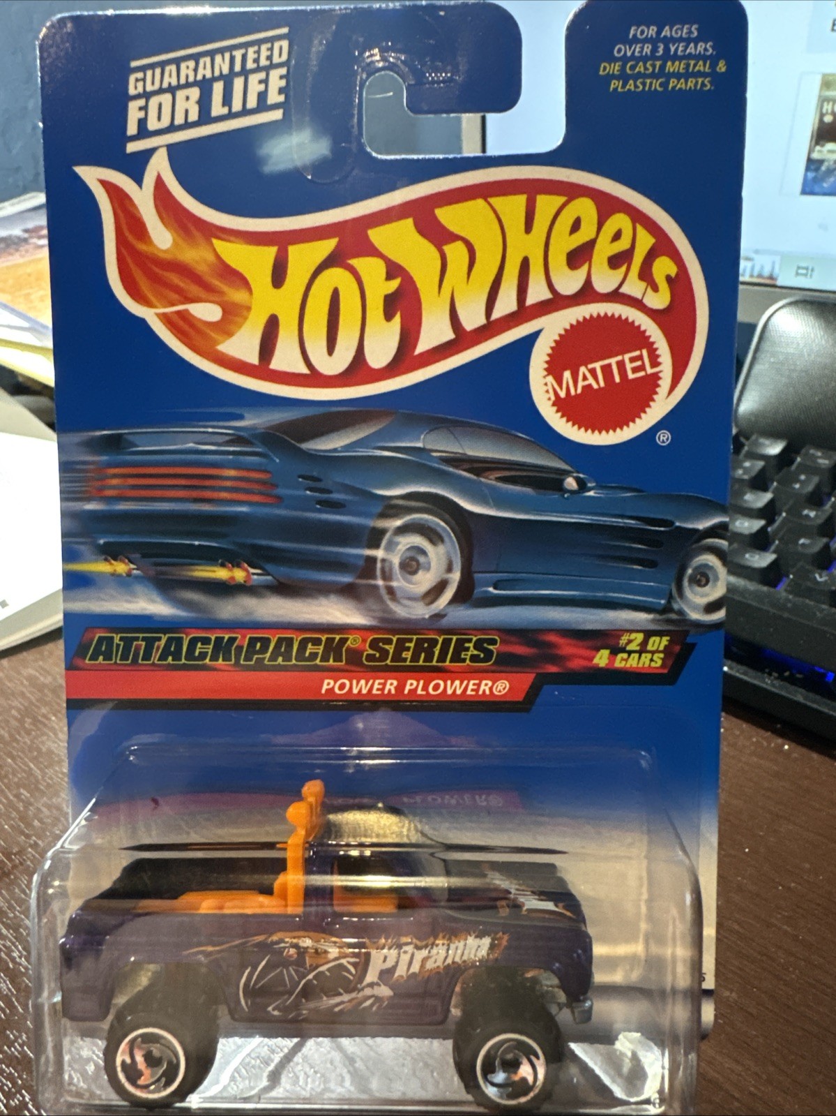 Hot Wheels 2000-022 Power Plower Purple 2/4 NOC 1 64 Scale (2) 26025