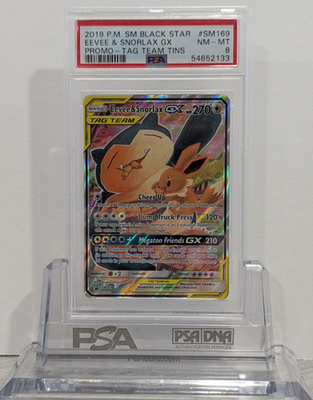 Buy Eevee & Snorlax GX SM169 Sm Holo online | eBay