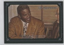 2007 UD Masterpieces Green Linen Frame Jackie Robinson #24 HOF kc3