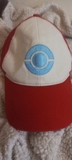 Pokemon Ash Ketchum Hat Adult Baseball Cap Blue Pokeball Costume Go Cosplay Gift