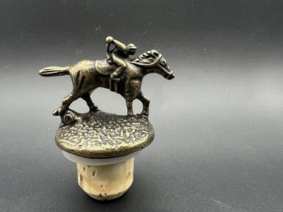 Blanton s Bourbon Jockey Rider Bottle Stopper  Cork Topper Letter ''O''