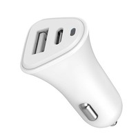 Just Green, Doppel-AutoladegeräT USB-A + USB-C 37W (12+25W) Power Delivery