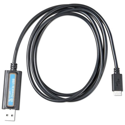 VICTRON USB KABEL CONNECT INTERFACE VE DIRECT BLUESOLAR SMARTSOLAR MPPT ZU PC
