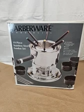 Farberware Commercial 19 Piece Fondue Set Stainless Steel #15388 New