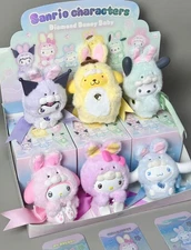 TOPTOY Sanrio Diamond Rabbit Baby Series Vinyl Plush Blind Box Cute Toy