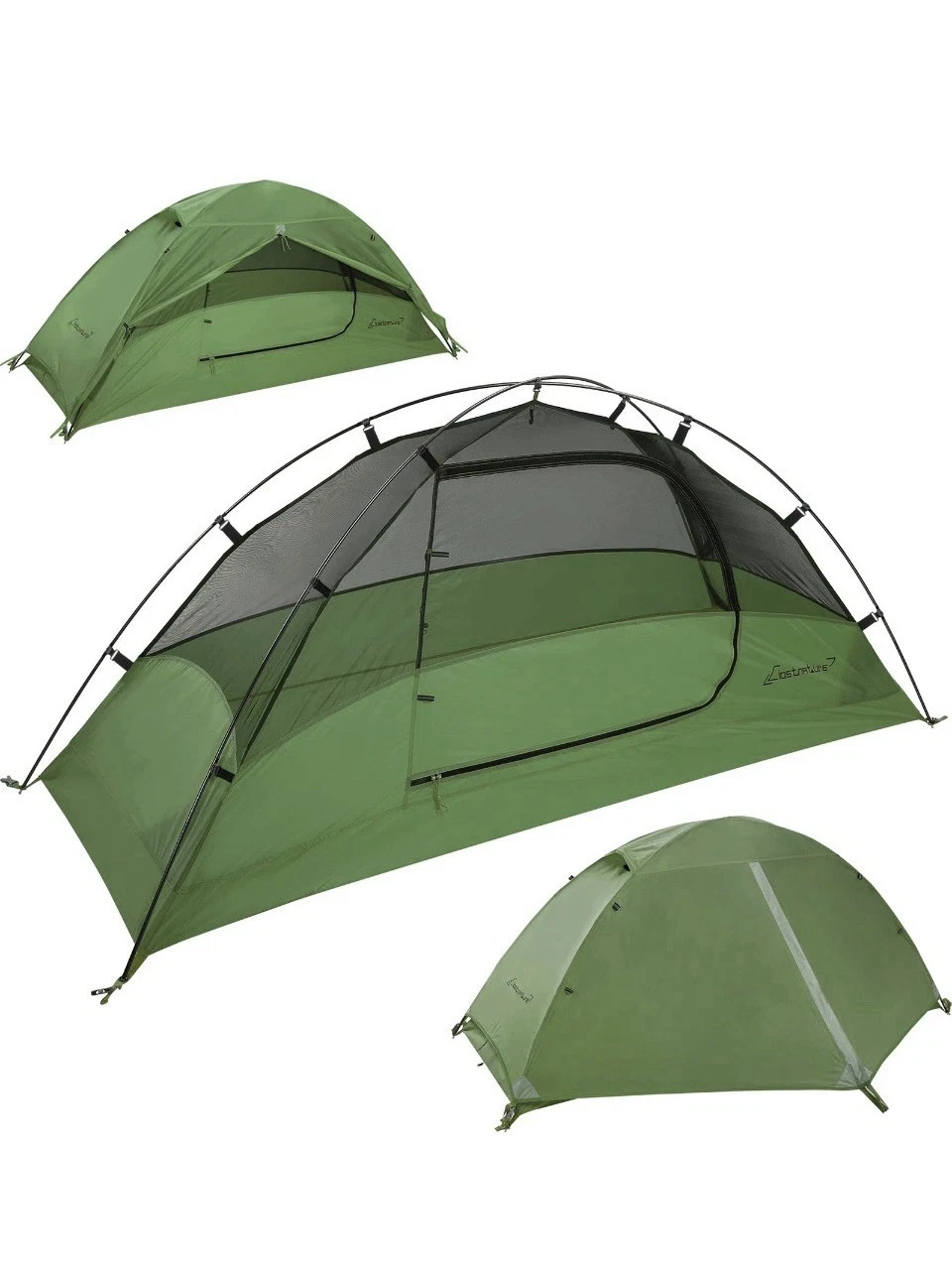 Clostnature 1 Person Tent for Backpacking Ultralight One Person Backpacking
