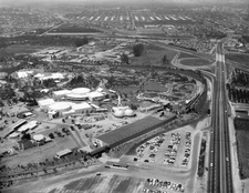 Disneyland Park, Harbor Blvd., Santa Ana Fwy, north Ca OLD PHOTO 1