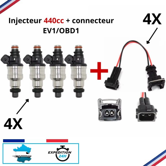 Injecteurs de carburant 440cc pour augmenter la puissance de votre EVO 9