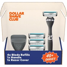 | Travel Shave Set | 4 Swift Rinse Refill Cartridges, 1 Handle, 1 Razor Cover