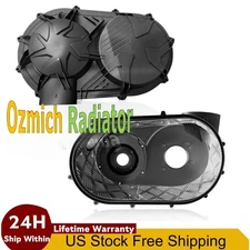 Outer + Inner Belt Clutch Aluminum Plate Cover Fits 2017-2022 Can Am Maverick X3