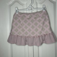 Turtles Tees Girls pink skirt athletic skort ruffles Pockets medium