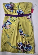 Vince Camuto Sweetheart Floral A-Line Dress.