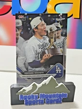 2025 Topps NOW Yoshinobu Yamamoto #926 Los Angeles Dodgers WS MVP
