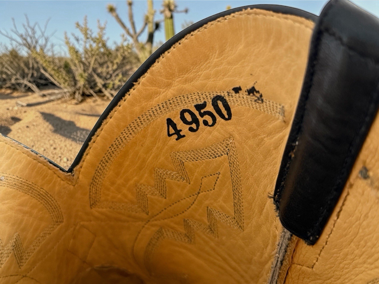 Vtg Mens Anderson Bean 9.5 E Python Snakeskin Bla… - image 15