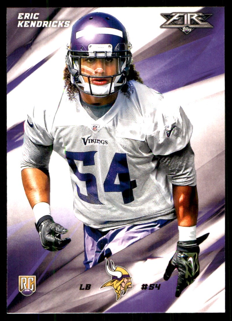 Eric Kendricks Topps Fire Rookies #19 Base