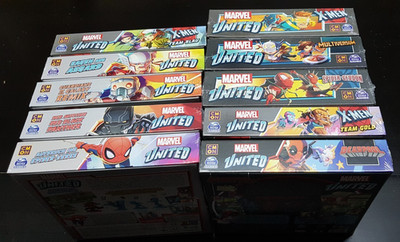 Marvel United - Sammlung - 3 Grundspiele + 7 Erweiterungen deutsch CMON NEU&OVP!