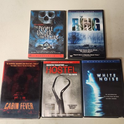The People Under The Stairs - White Noise - Ring - Hostel - 5 DVD Horror Lot 4