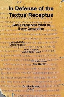 In Defense of the Textus Receptus, Brand New, Free shipping in the US