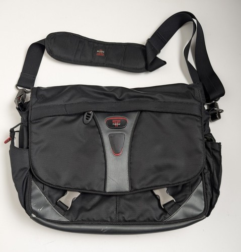 Tumi Tech Messenger Bag | Black Nylon Laptop Work Bag