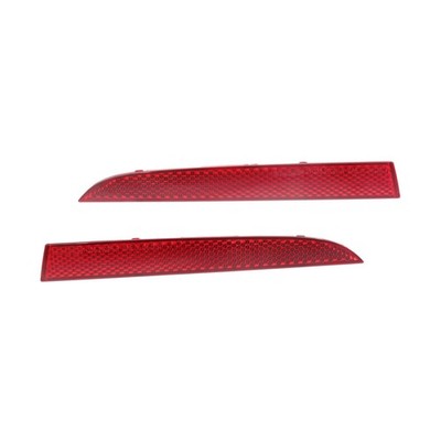 For Pontiac G8 2008 2009 Bumper Reflector Driver And Passenger Side Pair | CAPA