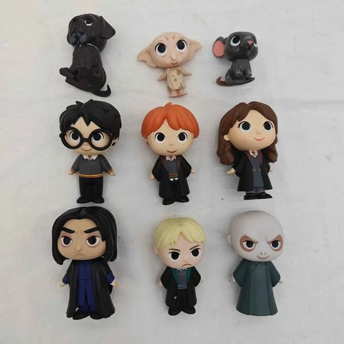 Funko Mystery Mini Harry Potter Lot Of 9 Ron Snape Malfoy Dobby Fang Voldemort