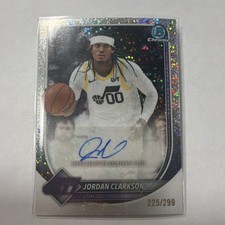 Topps 2025-26 Bowman Chrome Jordan Clarkson Utah Jazz Autograph /299
