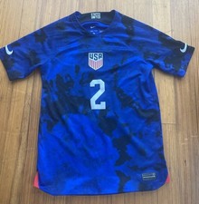 Nike USA World Cup USMNT 2022 Away Soccer Jersey. Sergino Dest #2 Size YM