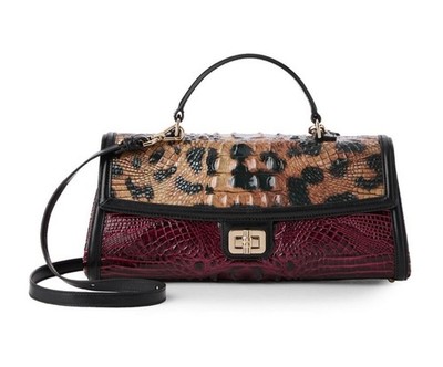BRAHMIN CHERRY LACQUER TOWERS DAYAN 