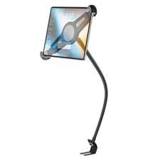 Gooseneck Car/Truck Seat Rail Tablet Holder Mount for 9.5"-14.5" iPad, Heavy 