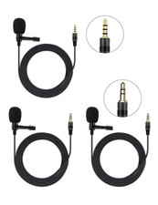 Lavalier Clip on Microphone, Portable Lav Mic for Android Smartphone Podcast ...