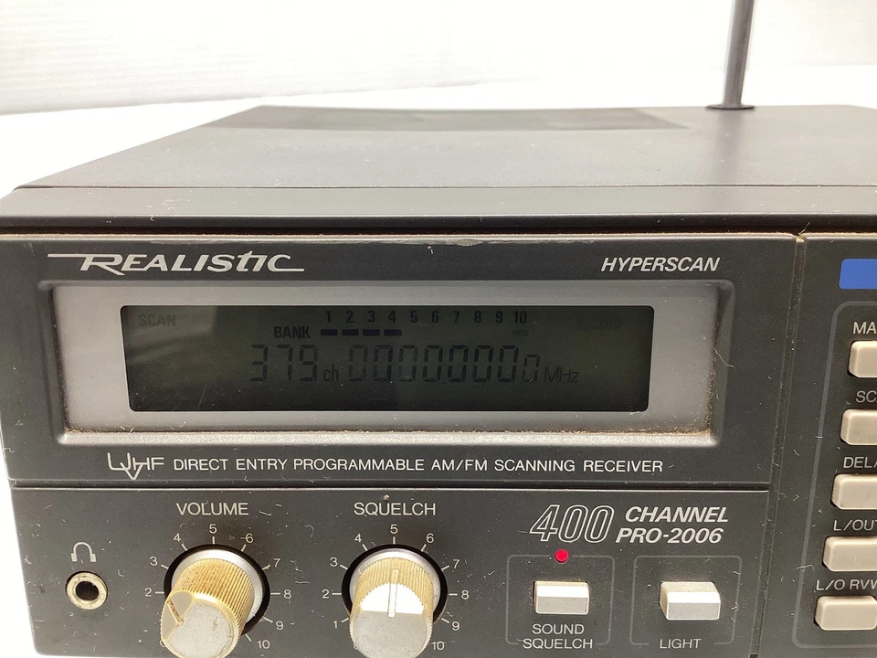 Realistic Hyperscan 20-145A 400 Channel PRO-2006 Programmable Scanning Receiver - Image 4 of 4