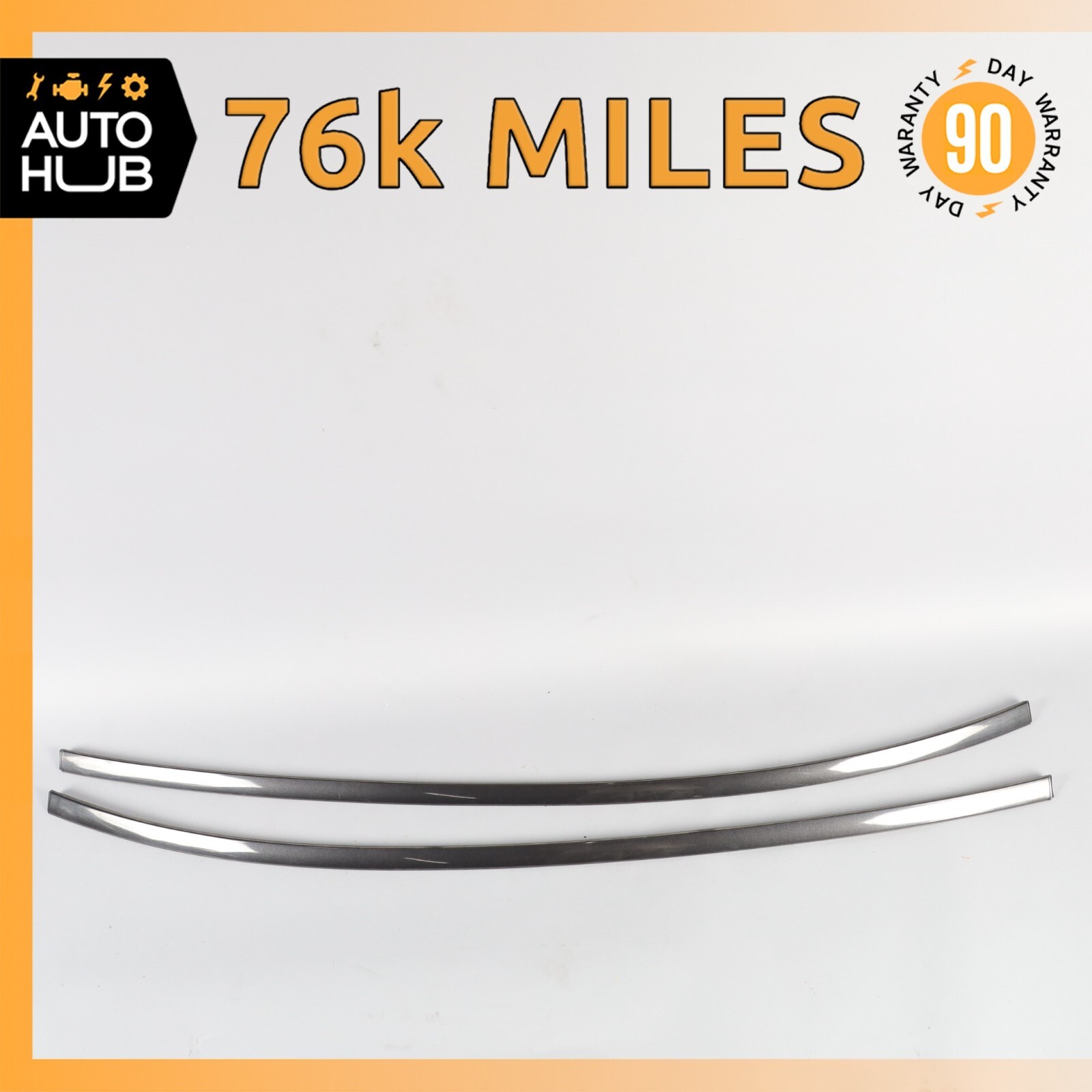 Maserati GranTurismo M145 Roof Drip Rail Door Upper Molding Trim Set OEM 76k