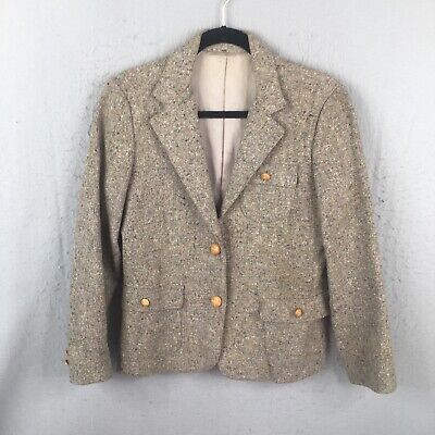 Vintage Happy Legs Jacket Juniors 11 Tan Brown Tweed Blazer Vintage Happy Legs Jacket Juniors 11 Tan Brown Tweed Blazer
