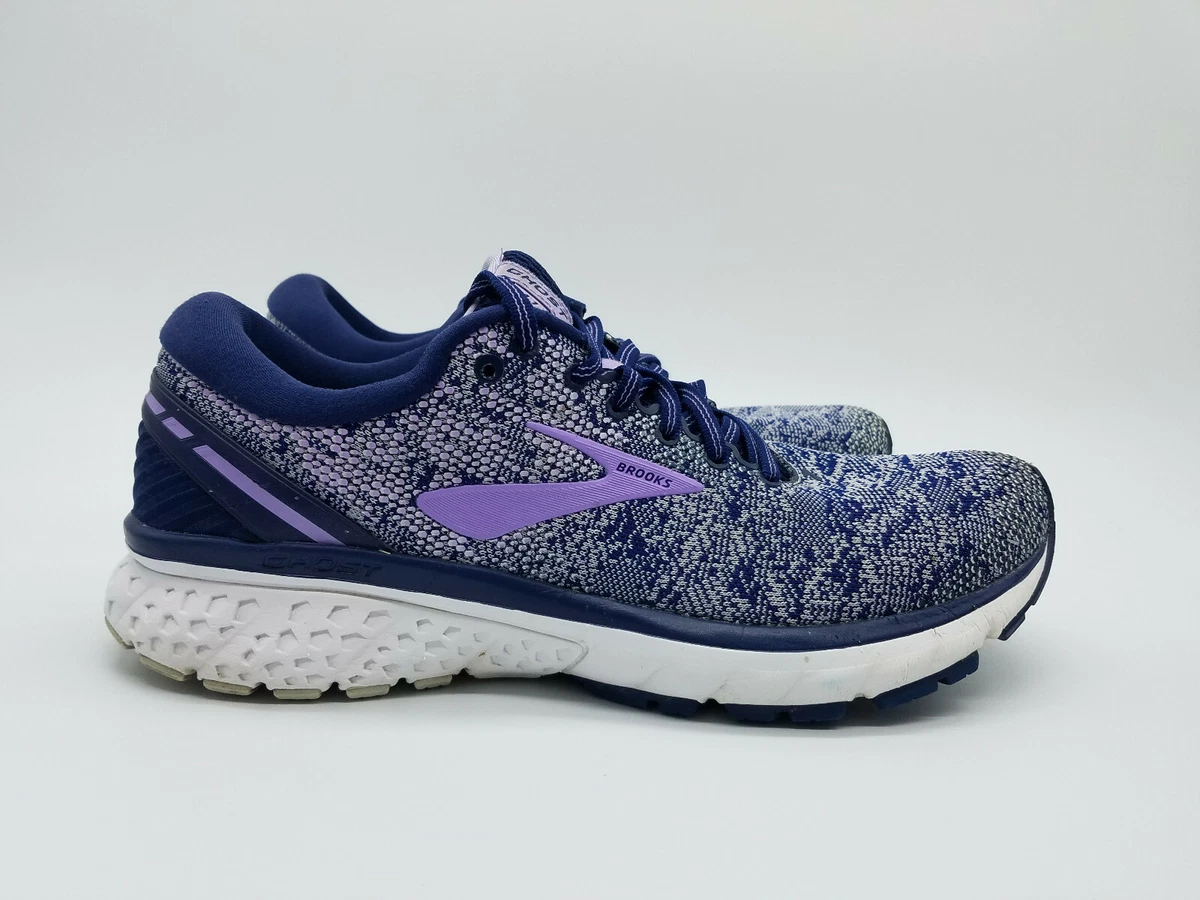 Brooks Ghost 11 Women s Size 10 B Medium Running Shoes Navy Lavender eBay