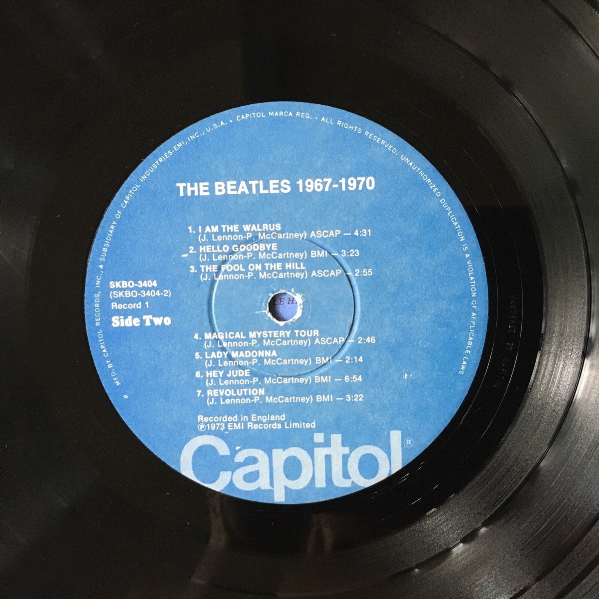 The Beatles - 1967-1970 Double LP Vinyl Record Album Capitol SKBO