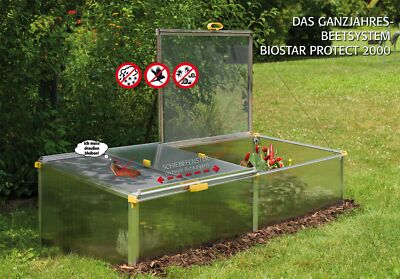 Juwel Frühbeet Bio Protect 2000 mit Schädlings- und Wetterschutz 200x76,5x52 cm