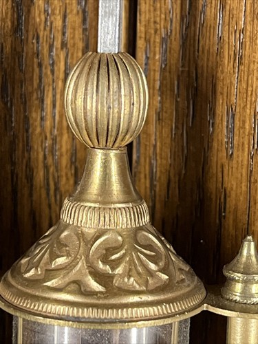 Antique Kroeber? Kitchen Gingerbread Clock Pendulum Single Faux Mercury Tube (S) - Picture 4 of 9